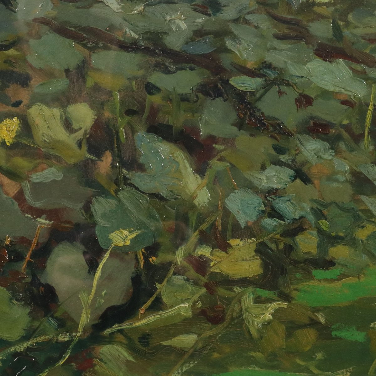 Dipinto di Domenico De Bernardi - Paesaggio di Campagna 1921-photo-4