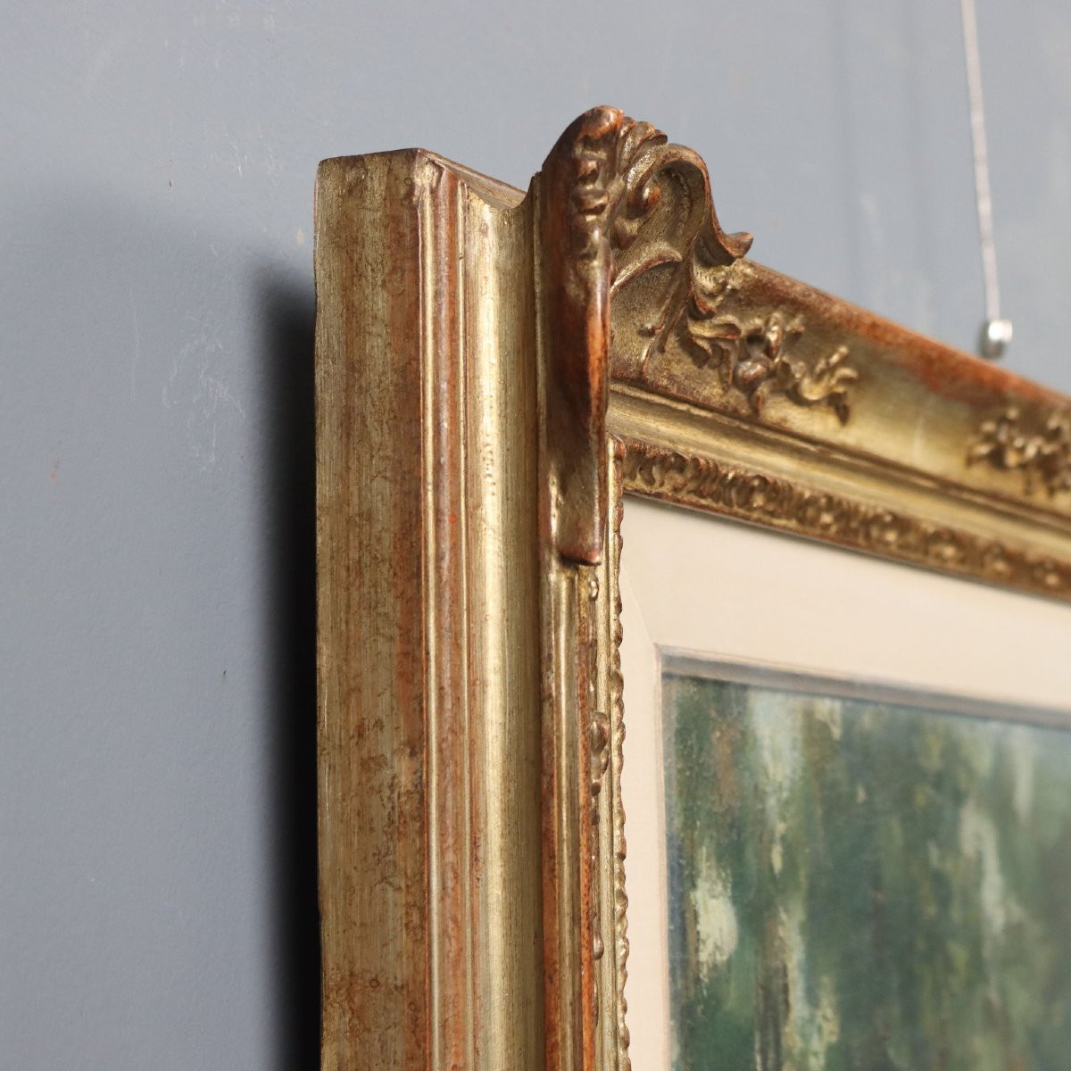 Dipinto di Domenico De Bernardi - Paesaggio di Campagna 1921-photo-5