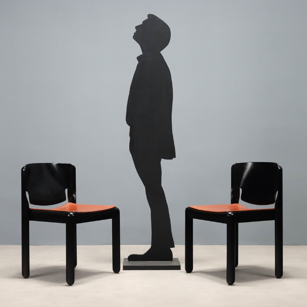 Otto Sedie '122' di Vico Magistretti per Cassina-photo-2