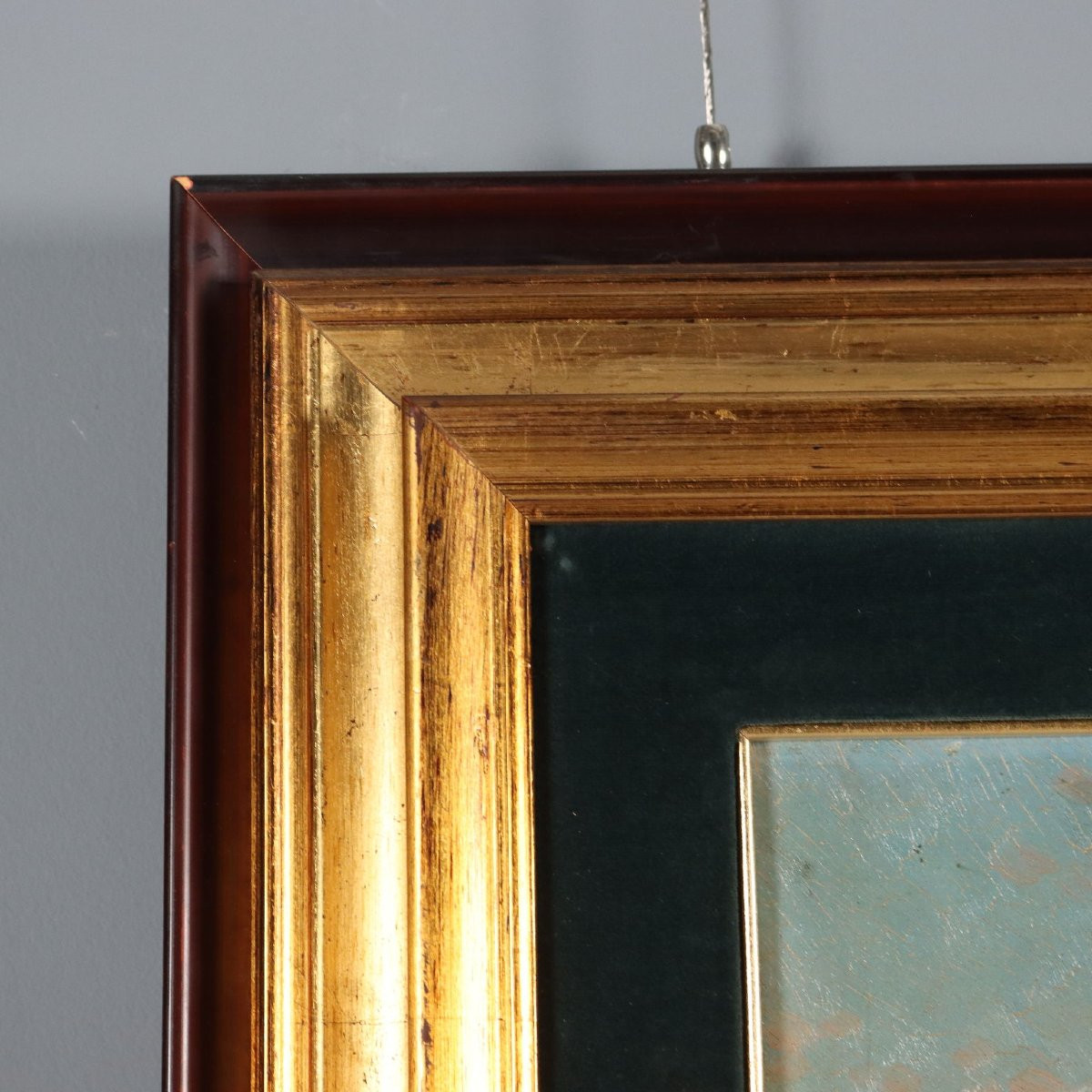 Dipinto di Pietro Barucci - Scena Campestre con Figure-photo-5