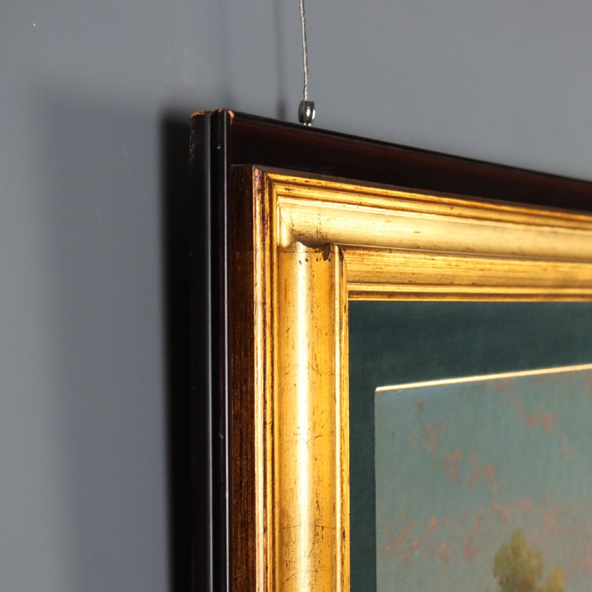 Dipinto di Pietro Barucci - Scena Campestre con Figure-photo-6