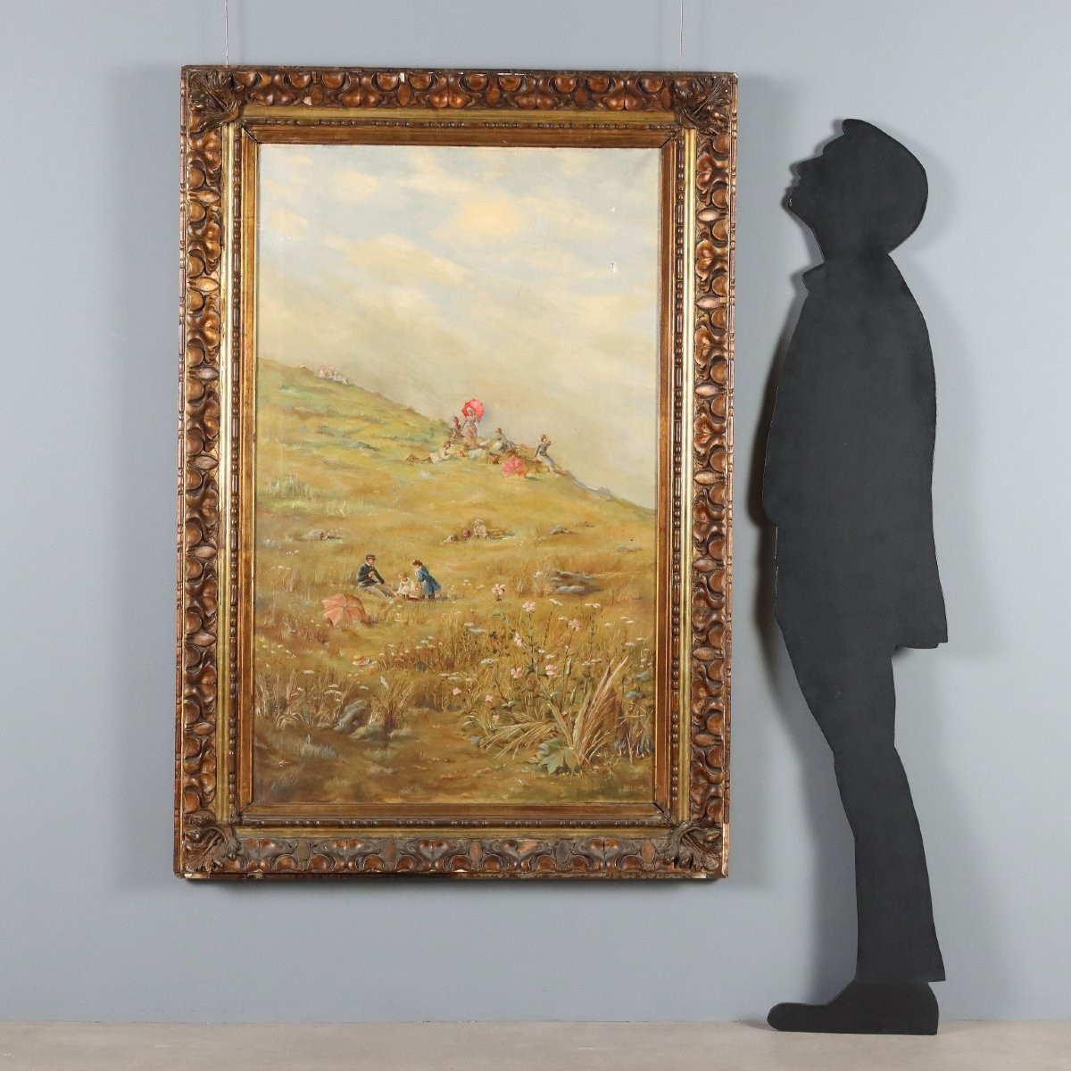 Dipinto Paesaggio con Figure-photo-2