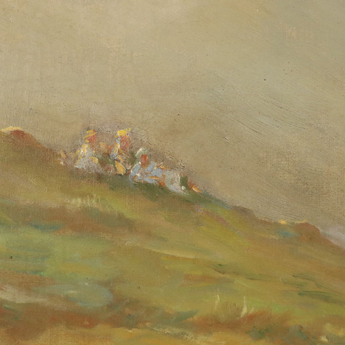 Dipinto Paesaggio con Figure-photo-2