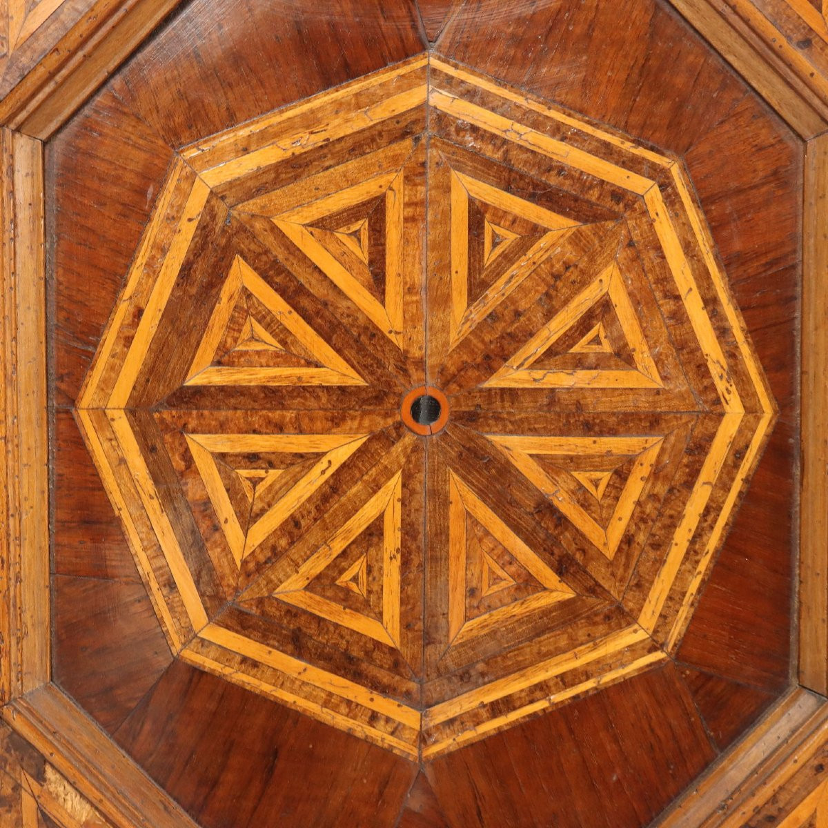 Credenza Scantonata Umbertina in Noce Italia Fine XIX Secolo-photo-3