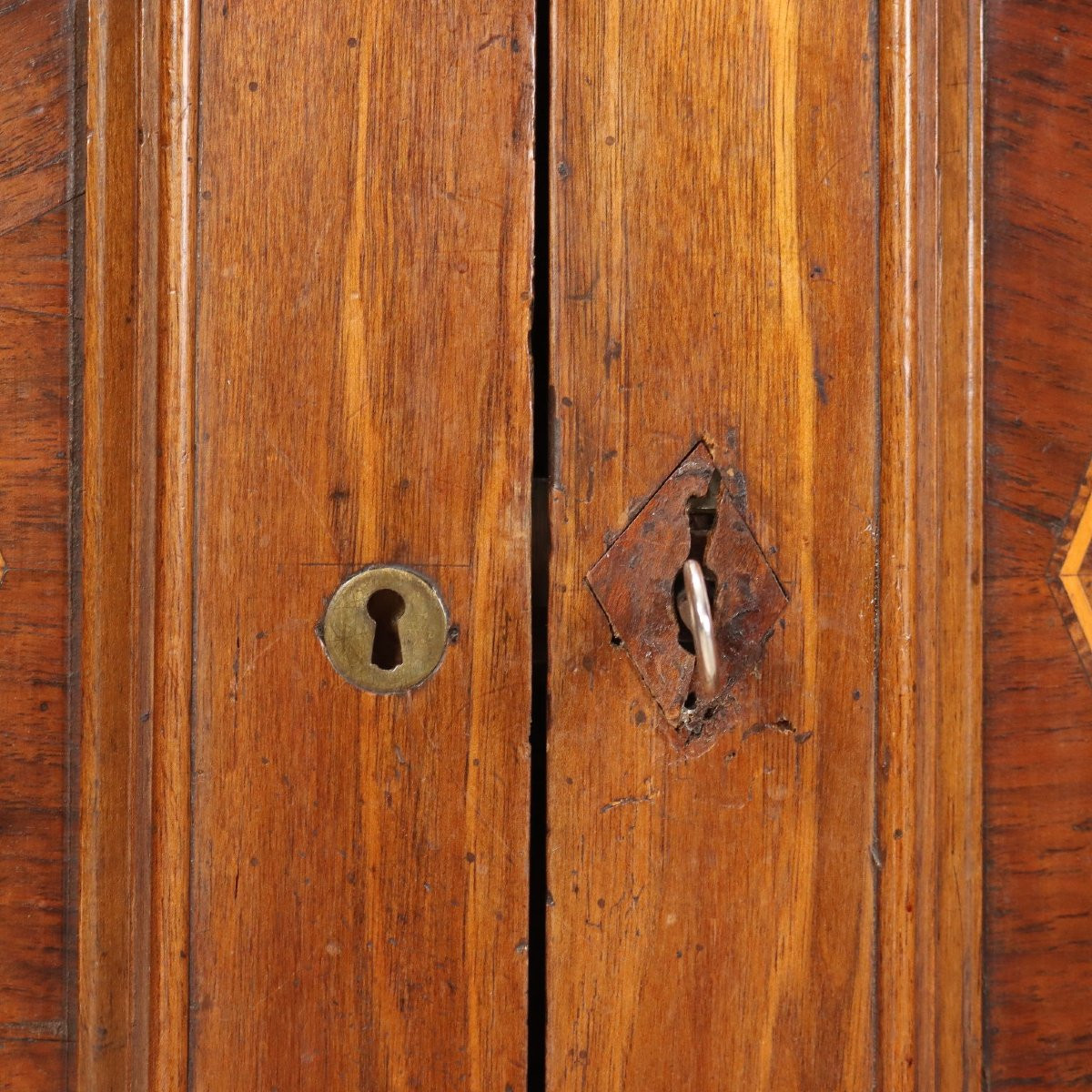 Credenza Scantonata Umbertina in Noce Italia Fine XIX Secolo-photo-8