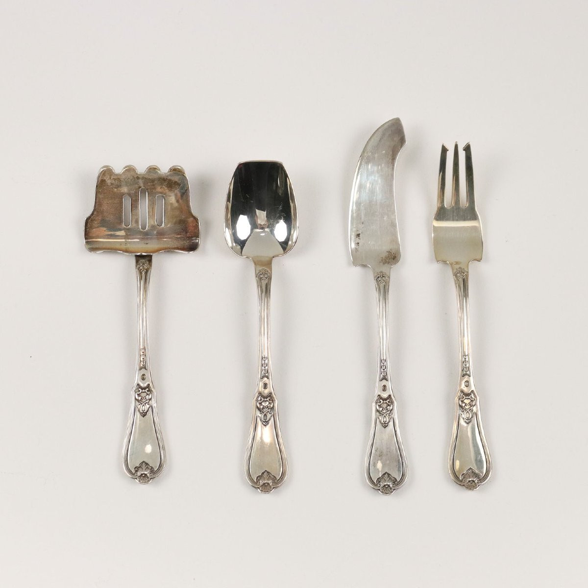 Servizio di Posate Argento Michelangelo Clementi Bologna Italia Prima Metà '900-photo-4