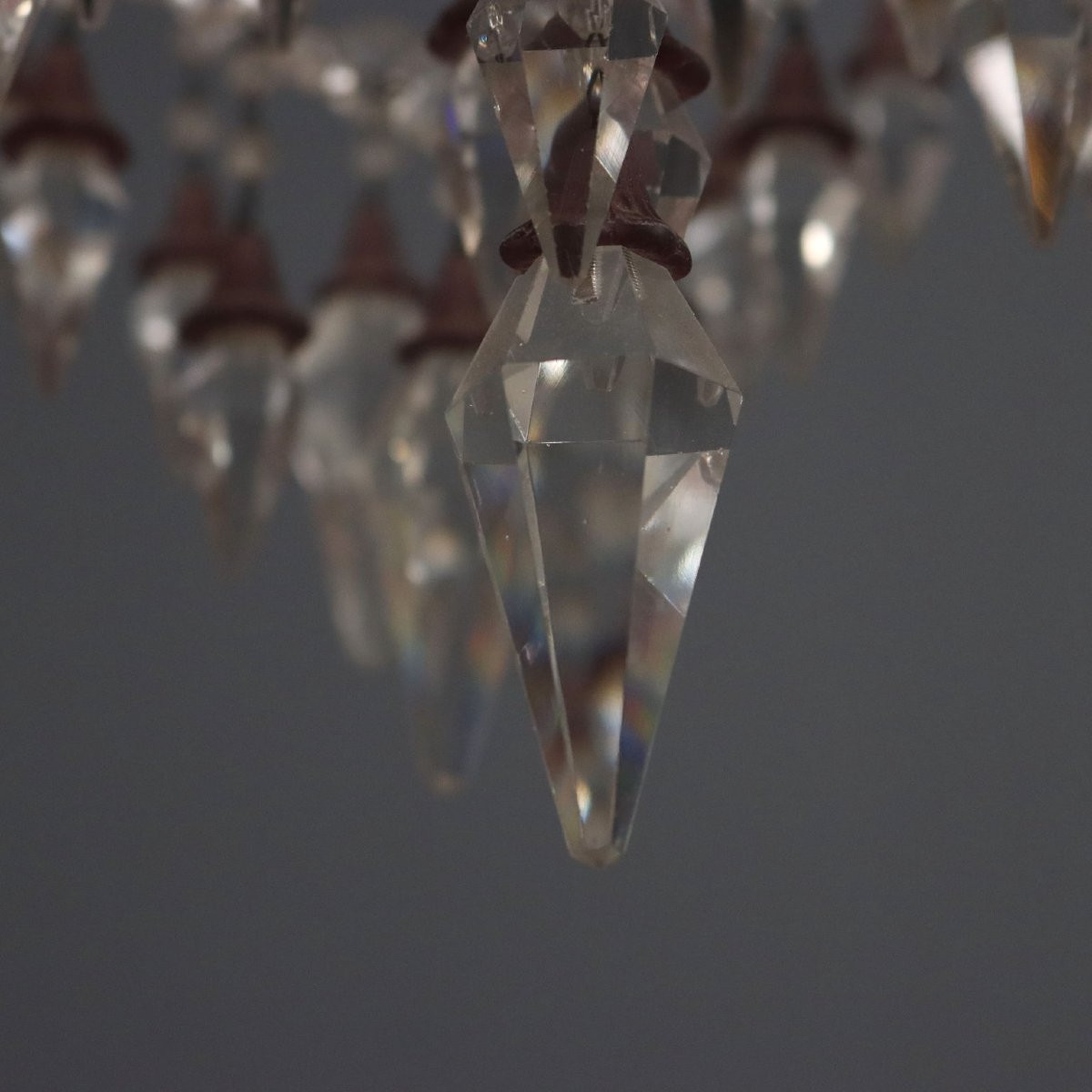 Coppia di Lampadari a Sei Luci Italia XIX Secolo-photo-2