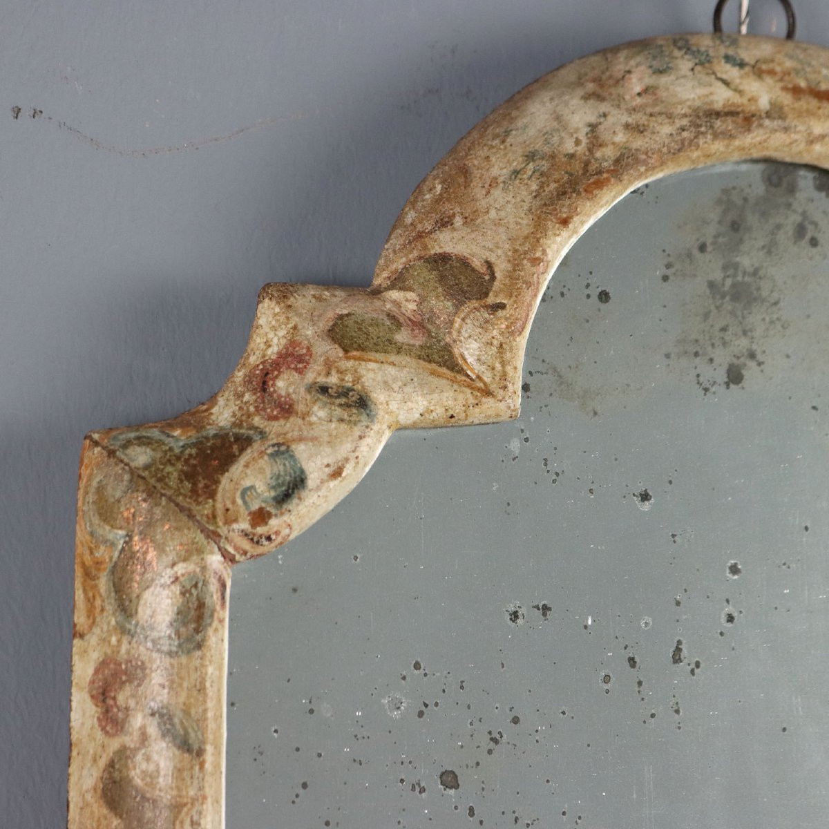 Specchiera Barocchetto in Abete Italia Metà XVIII Secolo-photo-1