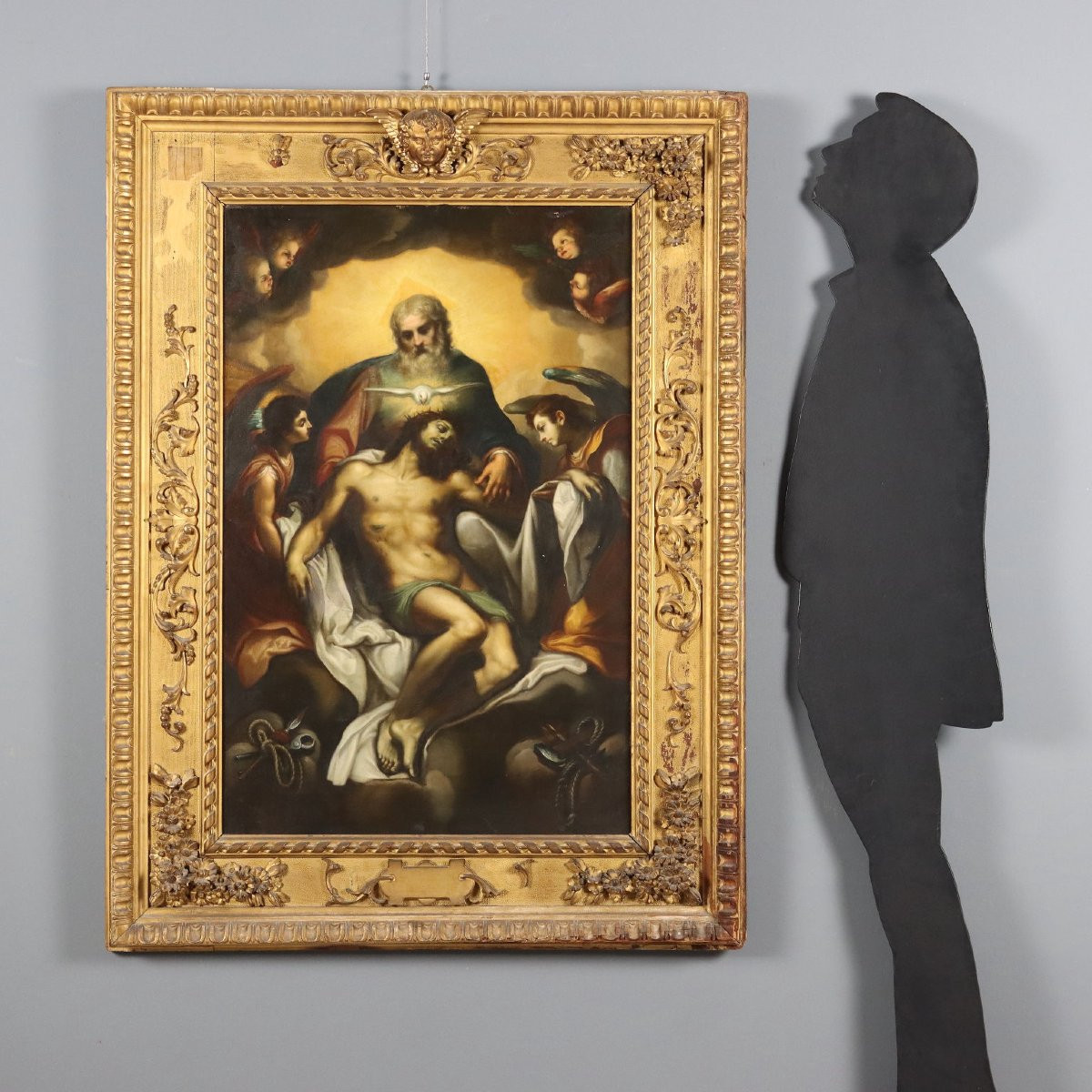 Dipinto Copia da Ludovico Cardi - Trinità-photo-3