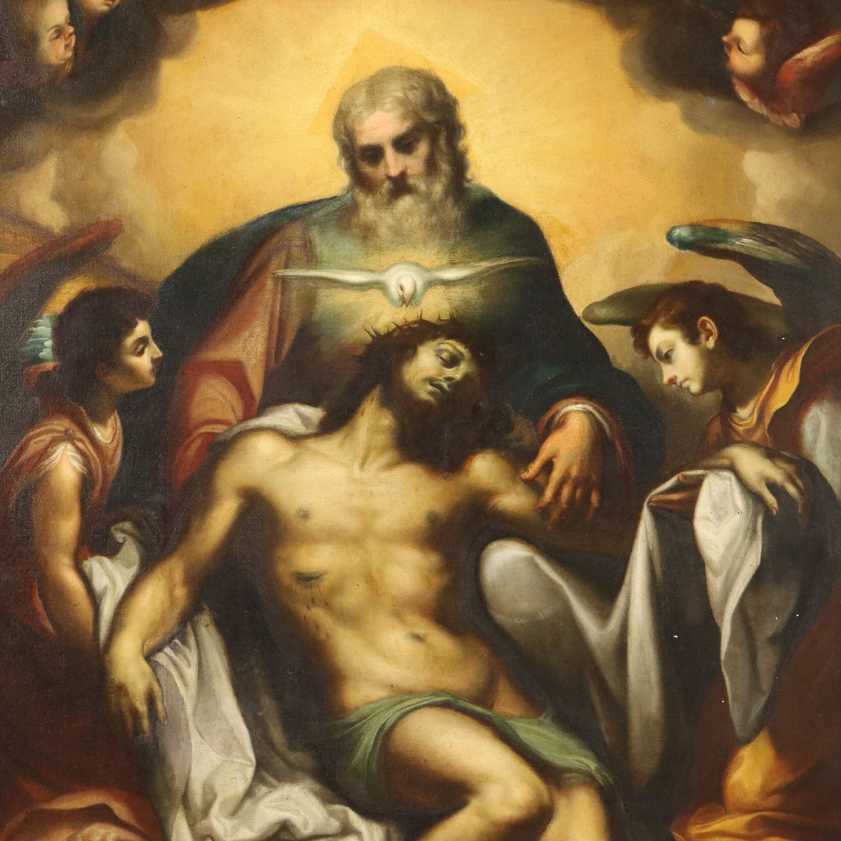 Dipinto Copia da Ludovico Cardi - Trinità-photo-4