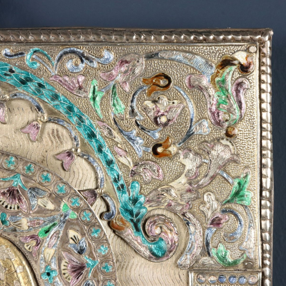 Icona in Argento Copia da Julius Rappoport per Fabergè Russia Prima Metà '900-photo-2