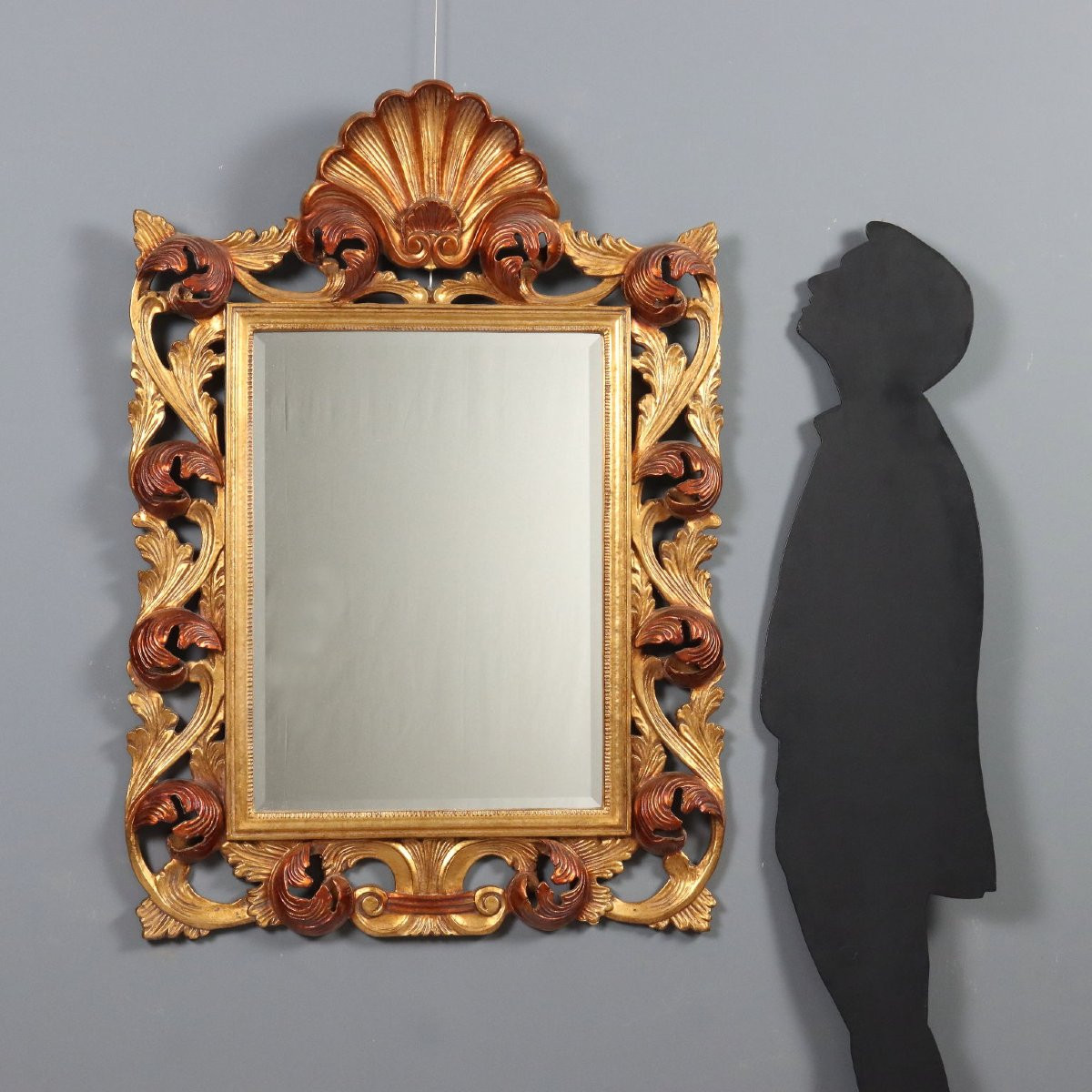 Specchio Stile Barocco Italia, XX Secolo-photo-2
