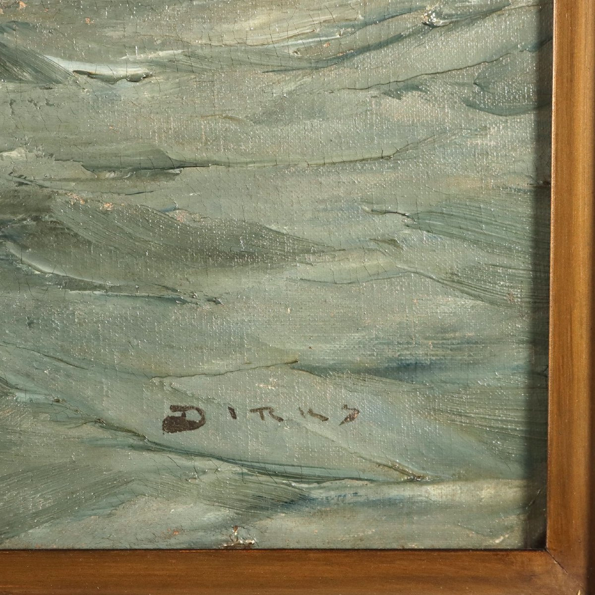 Dipinto di Andreas Dirks - Scorcio Marittimo-photo-4