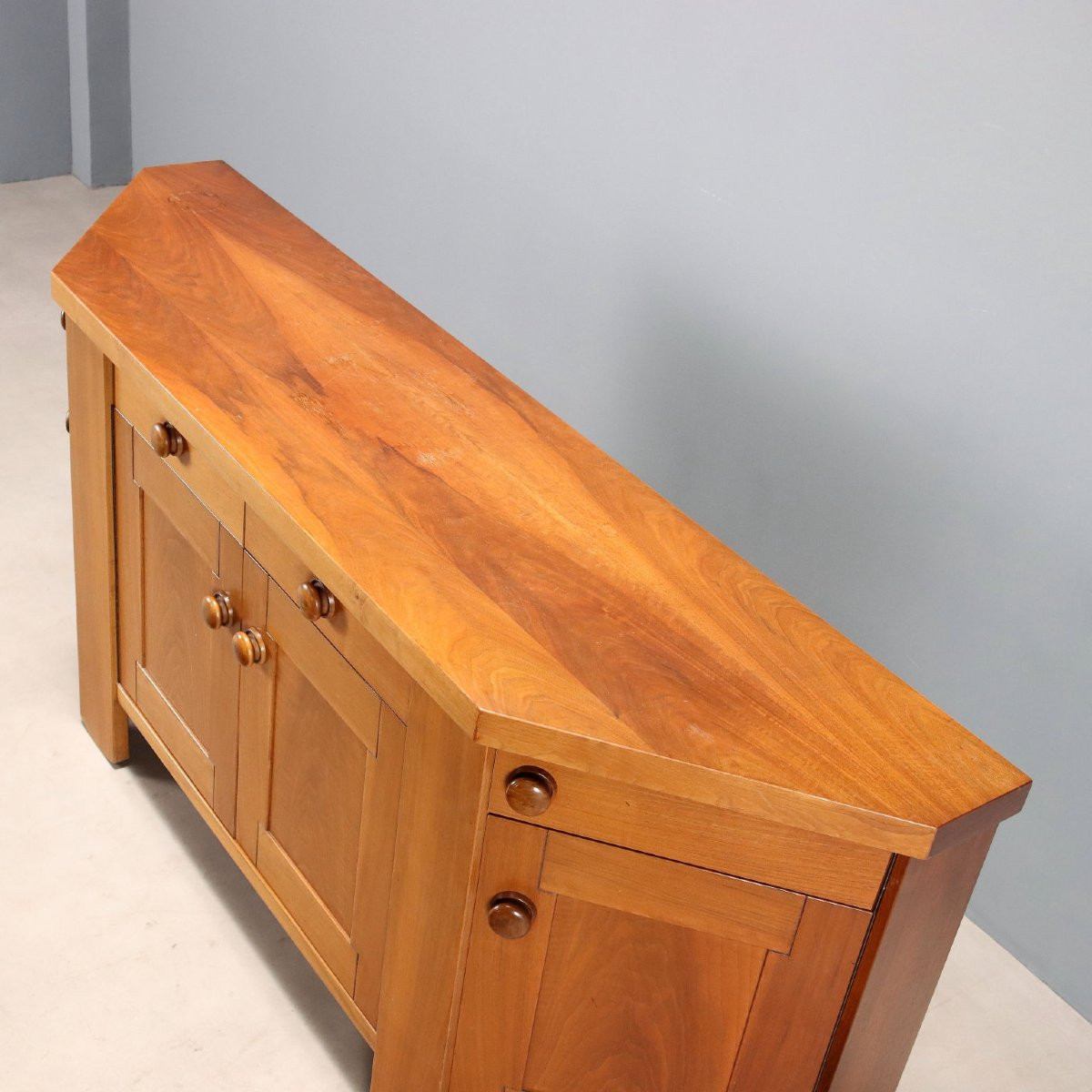 Credenza Scantonata Anni 60 produzione Bernini Design di Silvio Coppola-photo-5