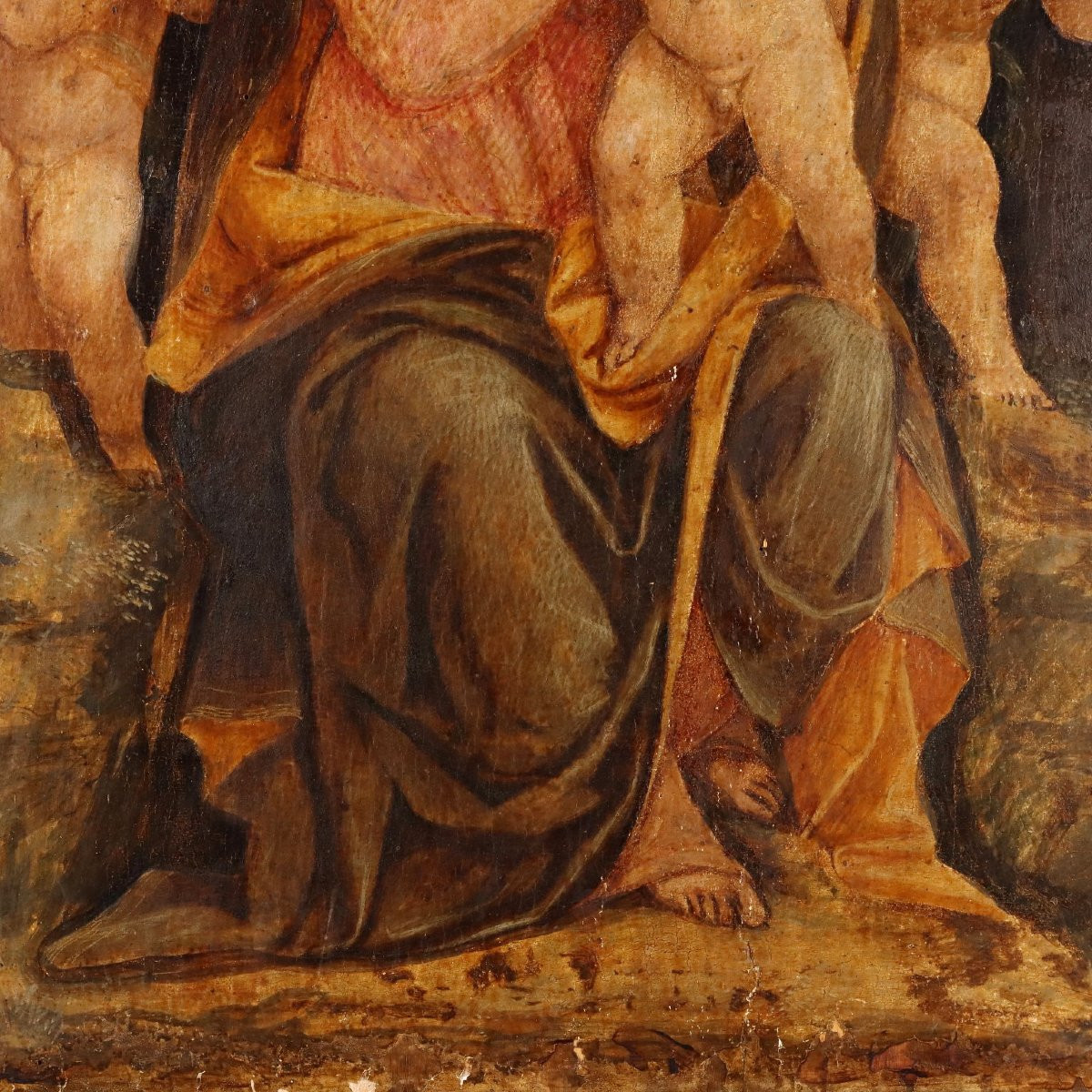 Dipinto Madonna con Bambino e Angeli-photo-3