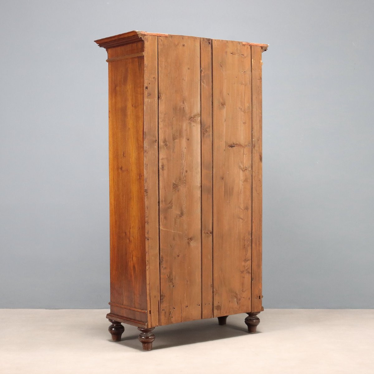 Armadio Impiallacciato in Mogano Italia Inizio XX Secolo-photo-6