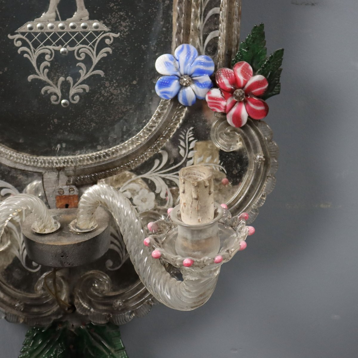 Coppia di Ventoline Veneziane Venezia Inizio XX Secolo-photo-4