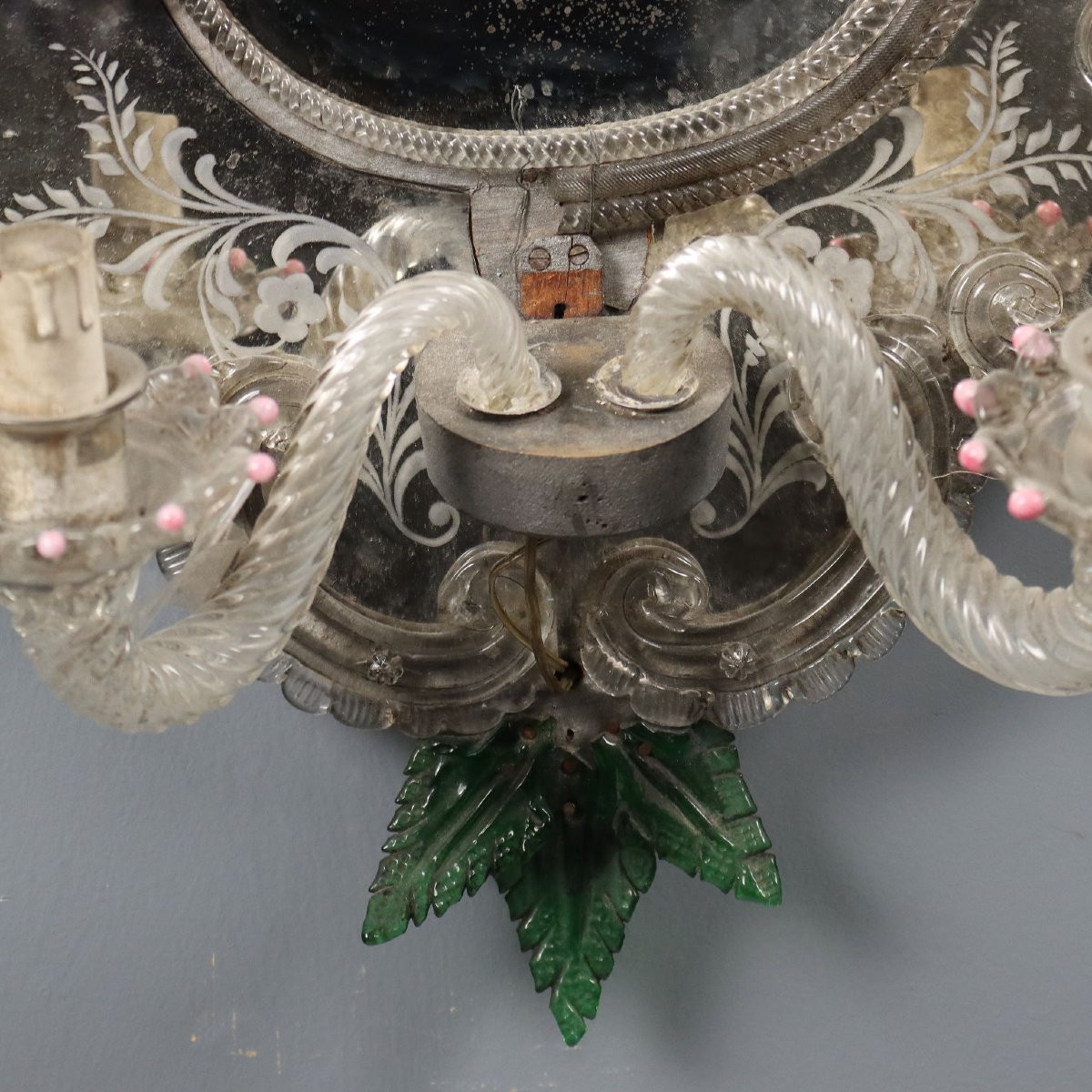 Coppia di Ventoline Veneziane Venezia Inizio XX Secolo-photo-6