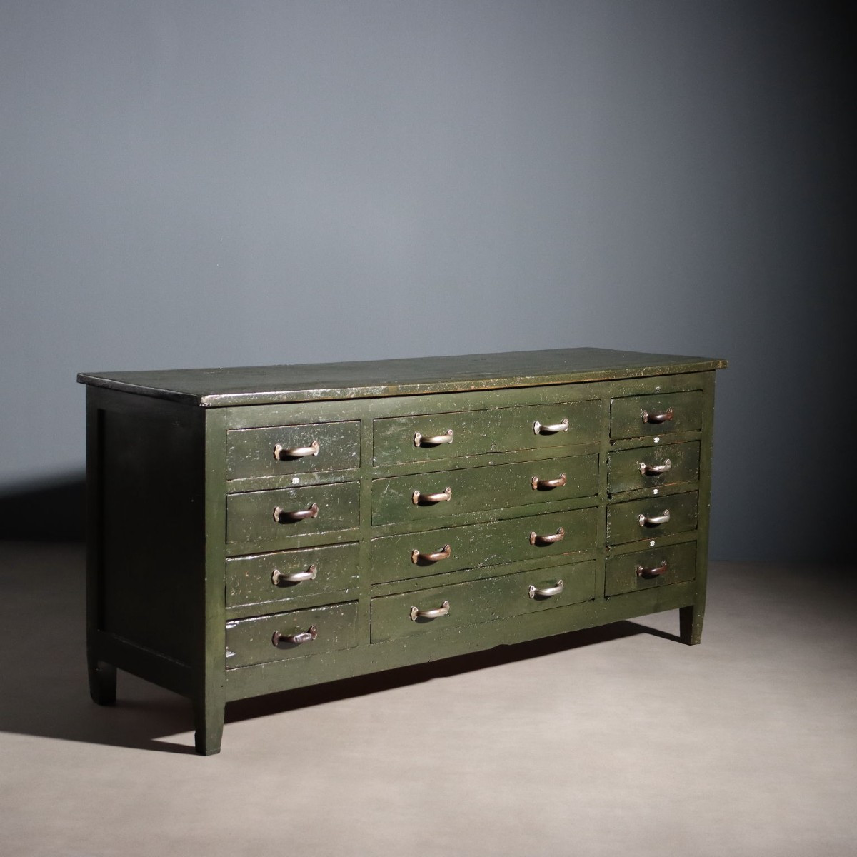 Cassettiera Industrial Laccata Italia XX Secolo