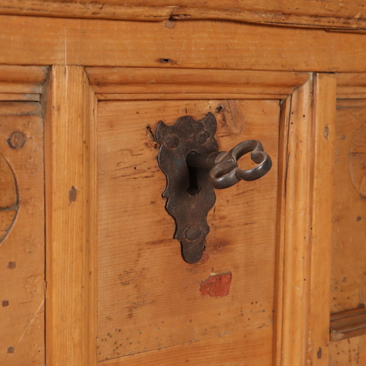 Cassapanca in Abete Trentino Fine XVIII secolo-photo-2