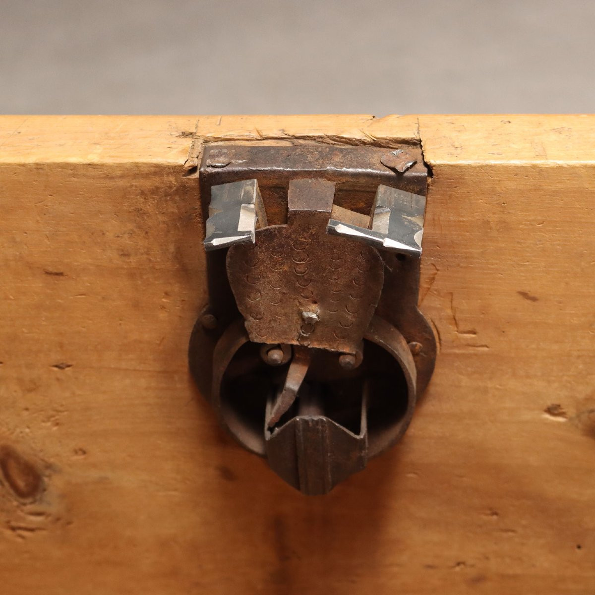 Cassapanca in Abete Trentino Fine XVIII secolo-photo-5