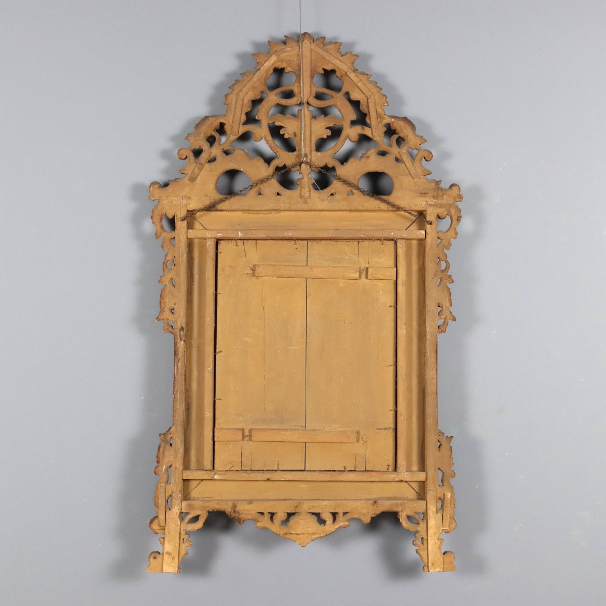 Specchiera in Stile Barocchetto Intagliata e Dorata Italia, fine XIX Secolo-photo-6