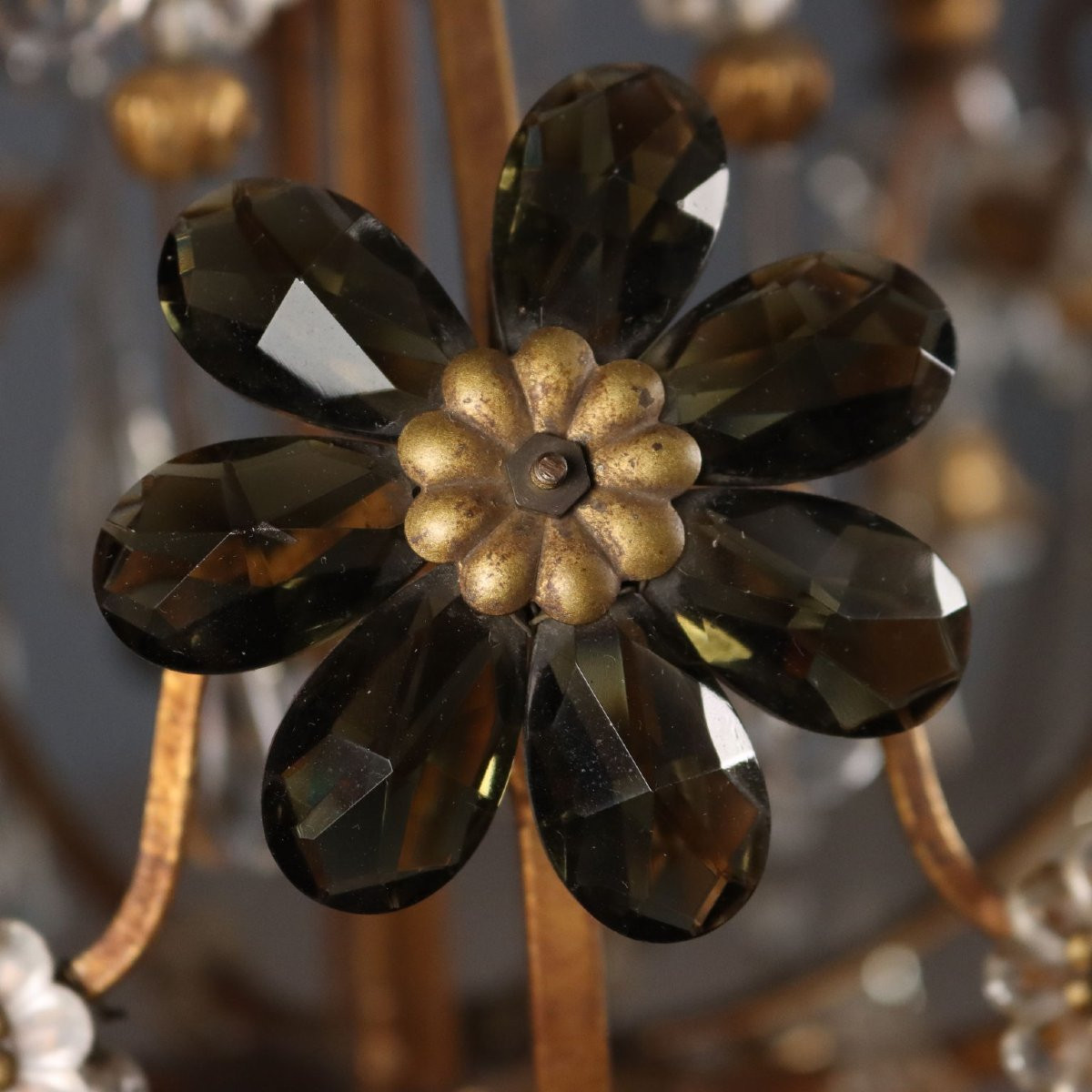 Lampadario a Sei Luci Italia Inizio XX Secolo-photo-7