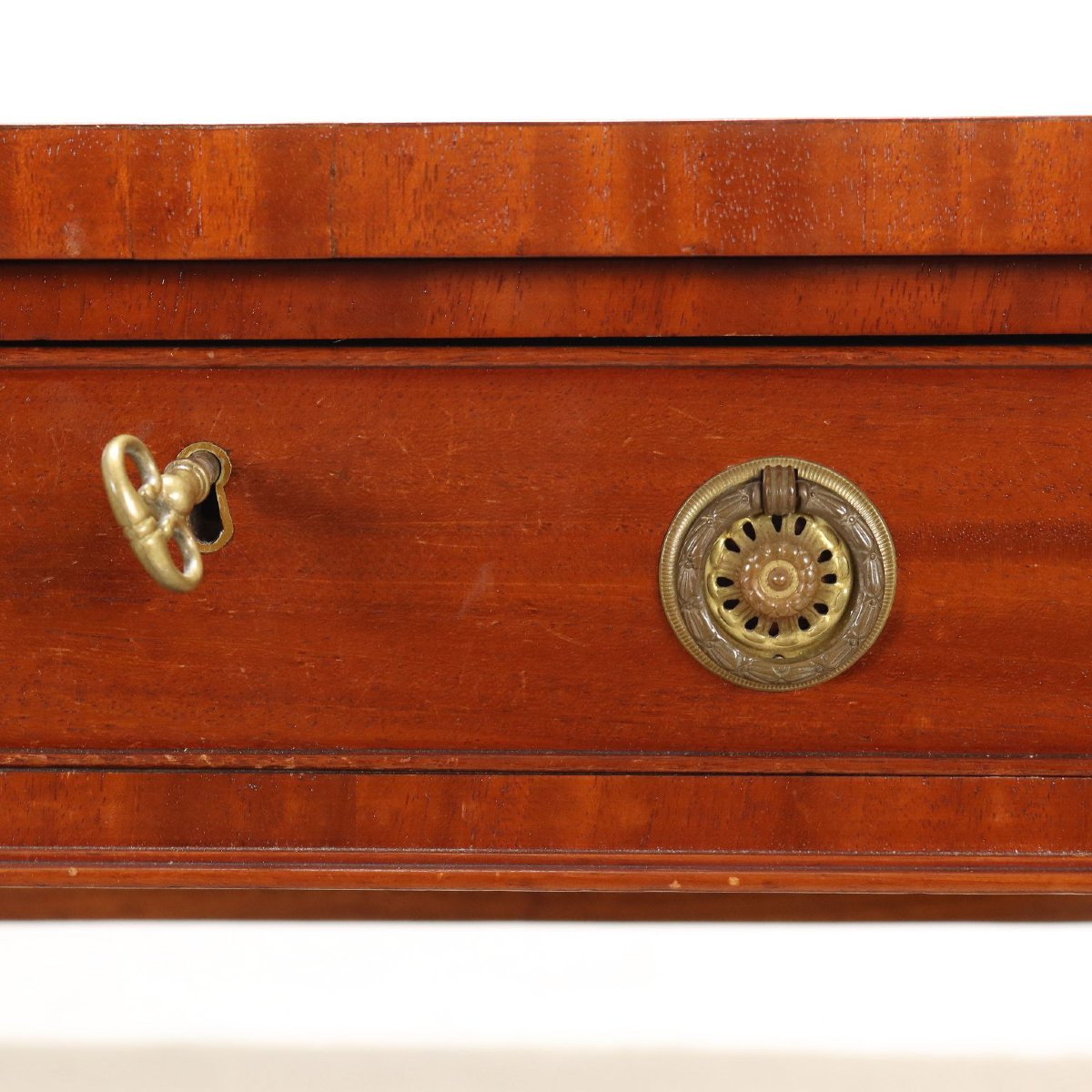 Scrittoio Inglese in Mogano Fine XIX Secolo-photo-2