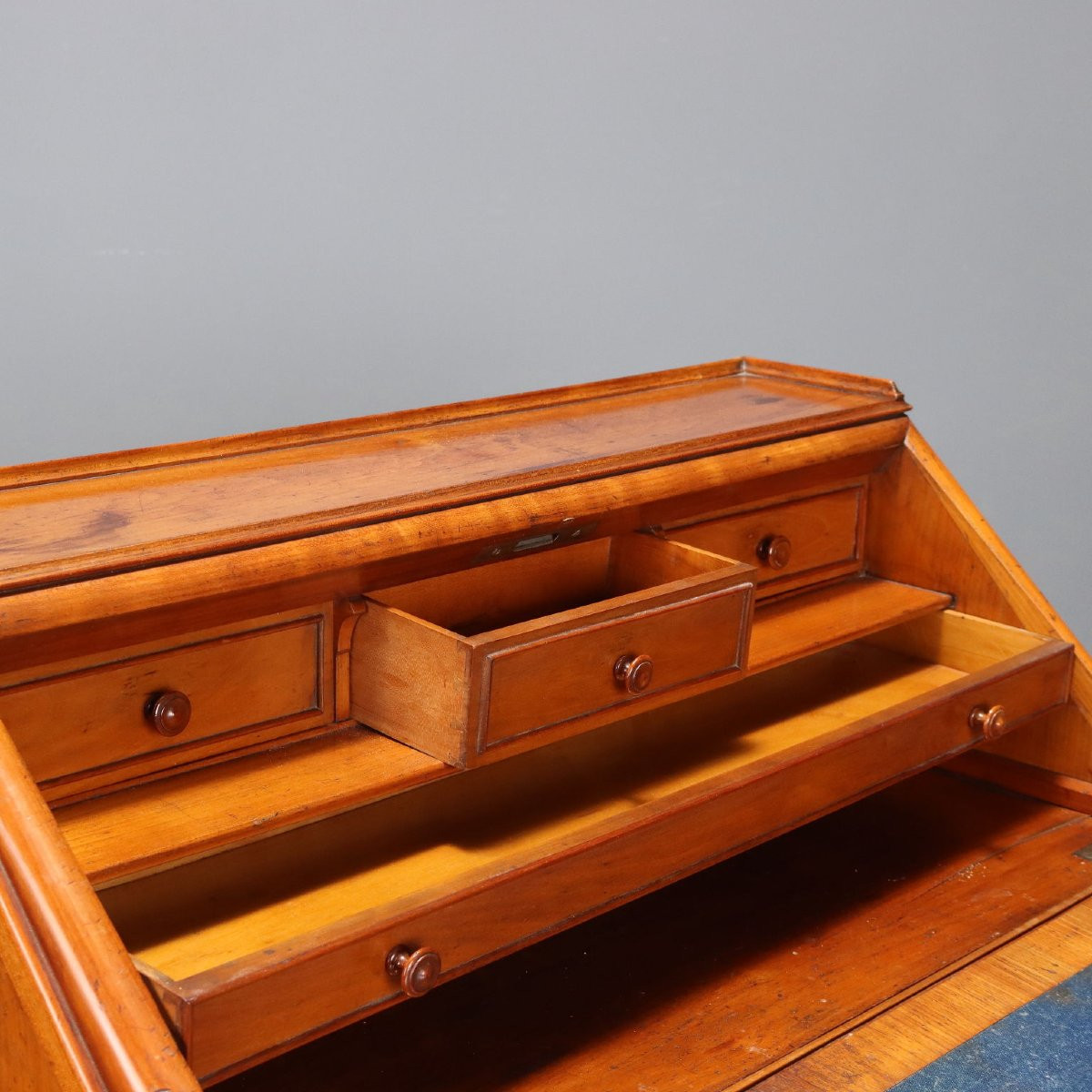 Piccola Ribalta da Centro in Ciliegio Italia Metà XIX Secolo-photo-4