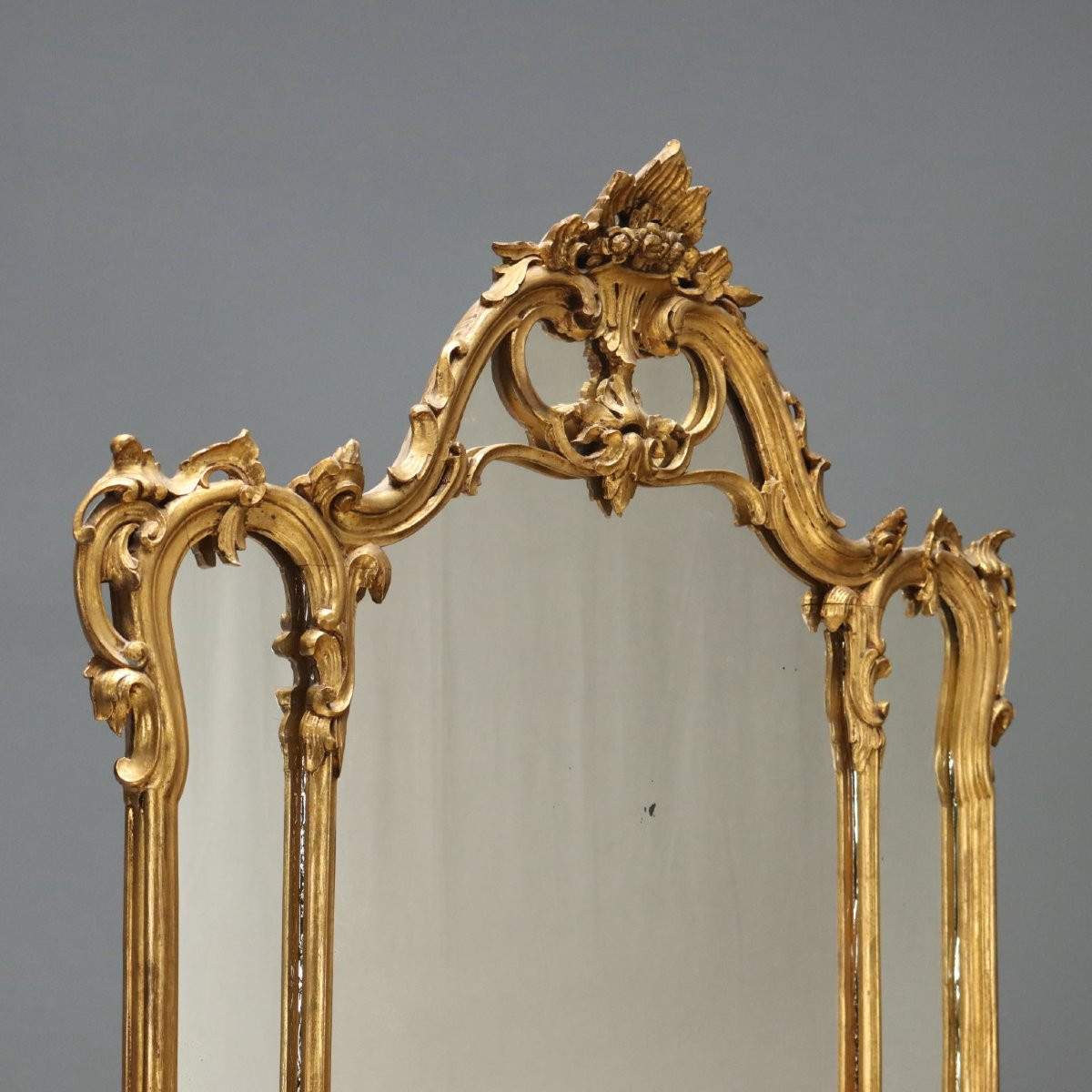 Comò con Specchio in Stile Barocchetto Veneto Venezia Inizio XX Secolo-photo-3