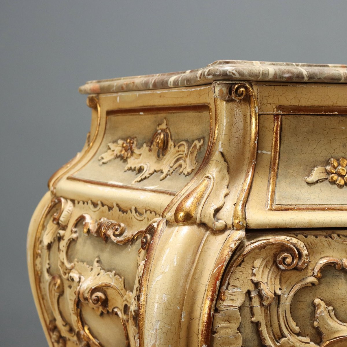 Comò in Stile Rococò Italia Metà XX Secolo-photo-3