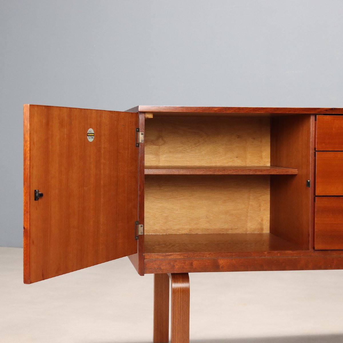 Sideboard Anni '60 Manifattura Nord Europea-photo-3