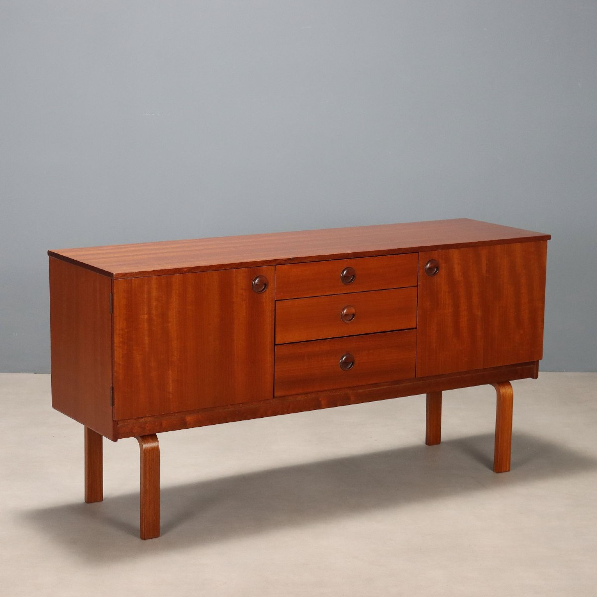 Sideboard Anni '60 Manifattura Nord Europea