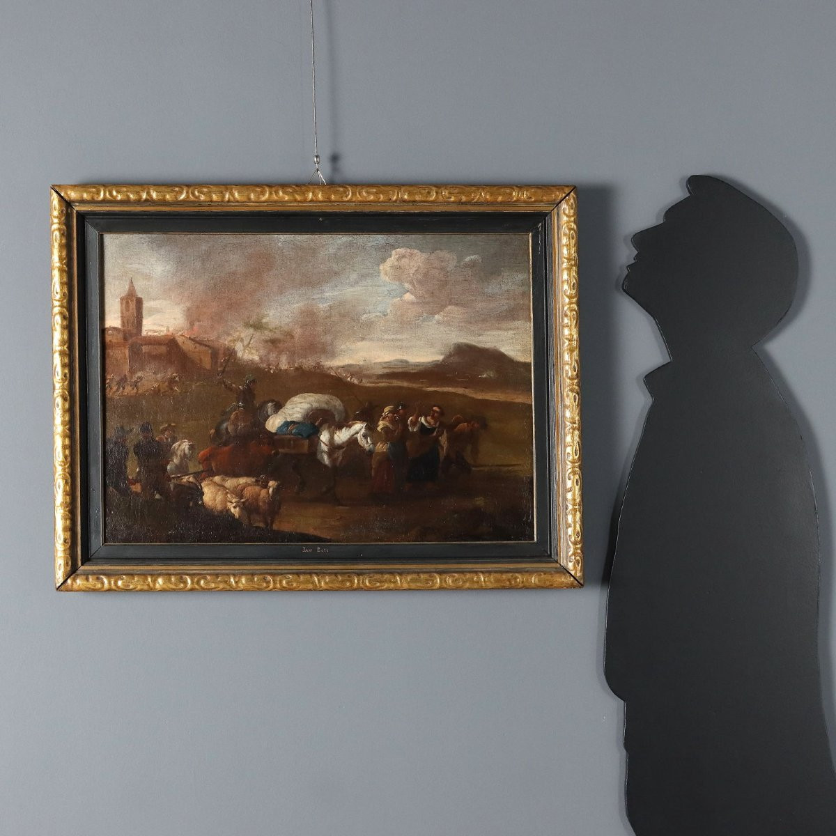 Dipinto La fuga dalla Città Assediata-photo-2