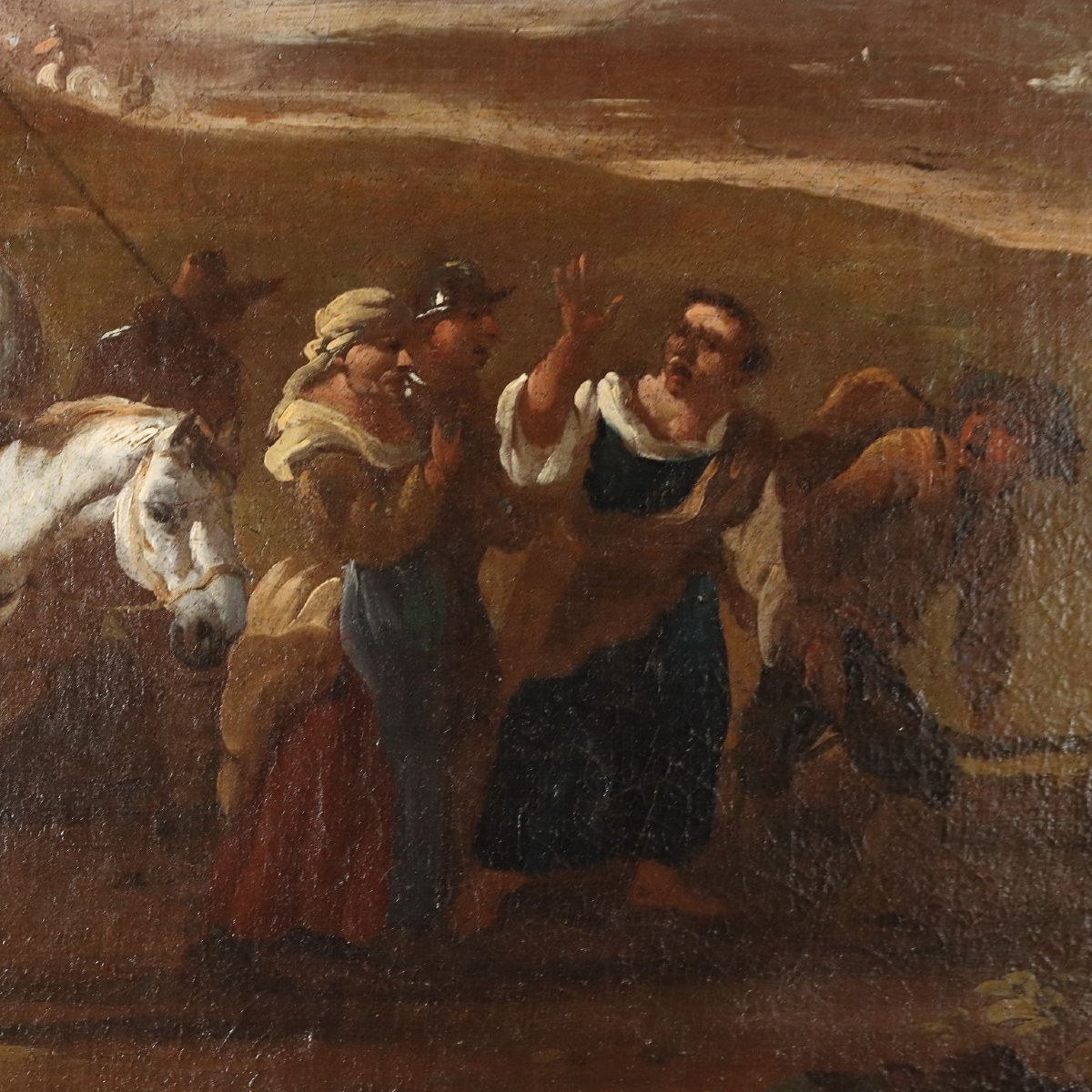 Dipinto La fuga dalla Città Assediata-photo-1