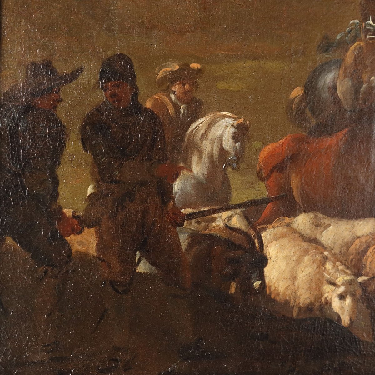 Dipinto La fuga dalla Città Assediata-photo-2