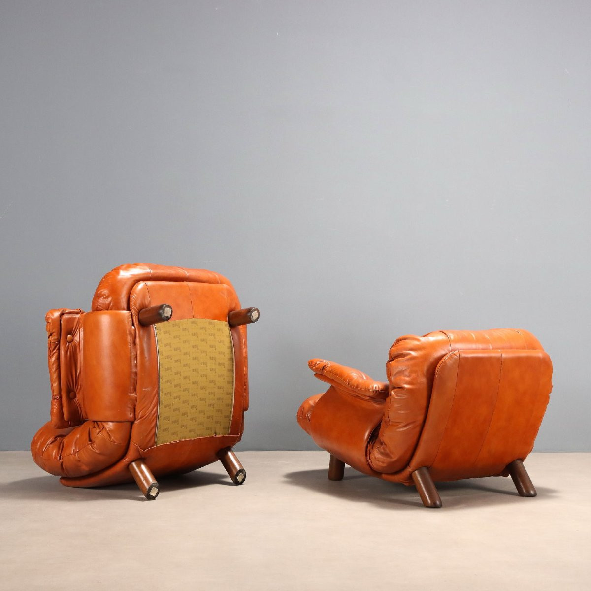 Poltrone Anni '70 di E. Cobianchi per Insa-photo-4