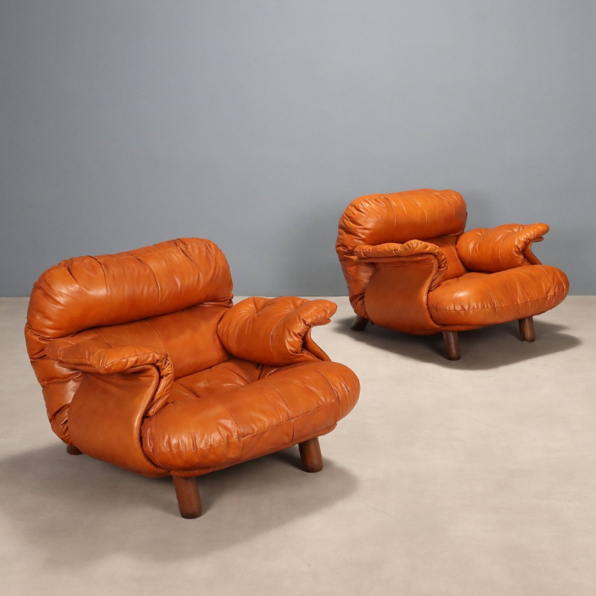 Poltrone Anni '70 di E. Cobianchi per Insa