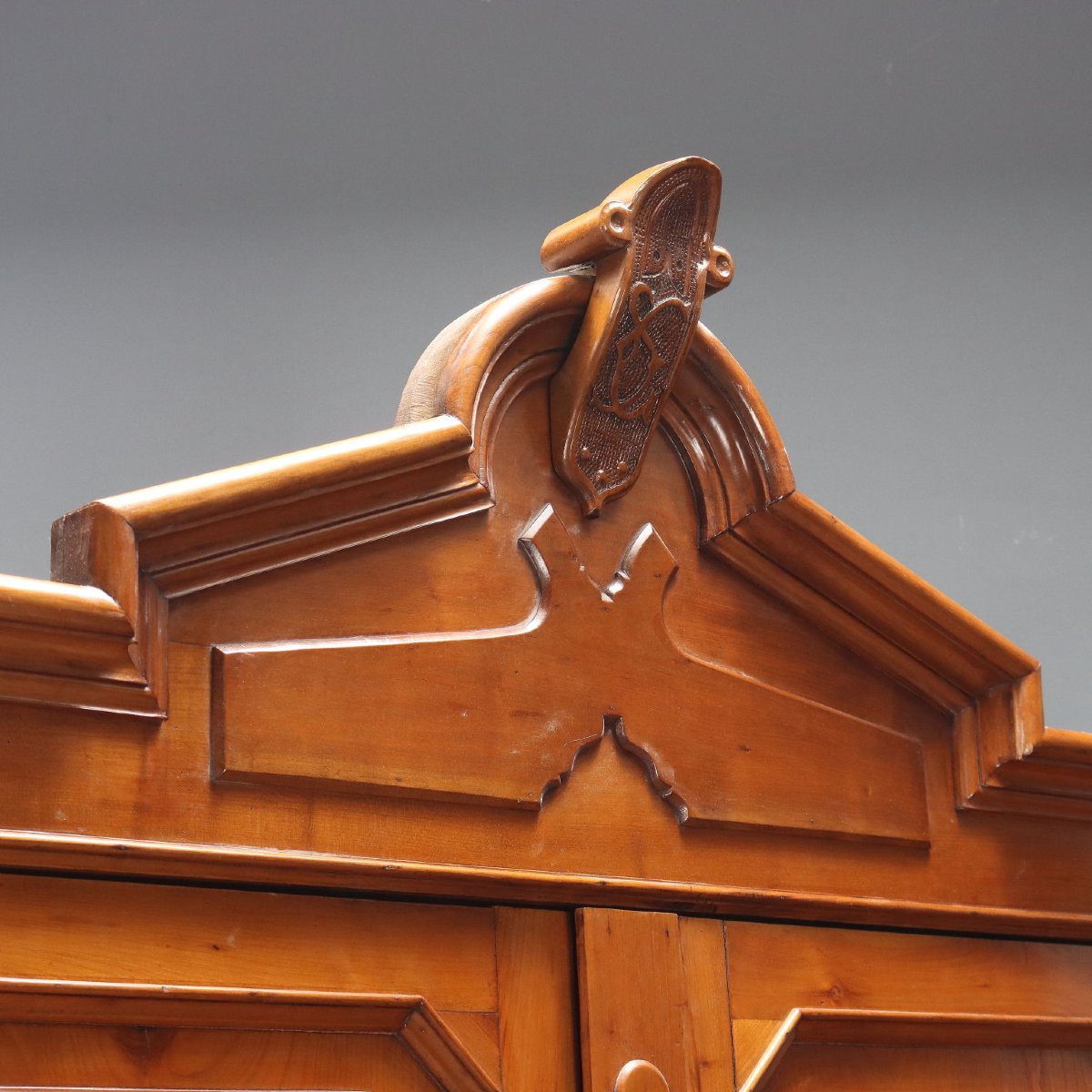 Armadio Umbertino in Ciliegio Italia Fine XIX Secolo-photo-2