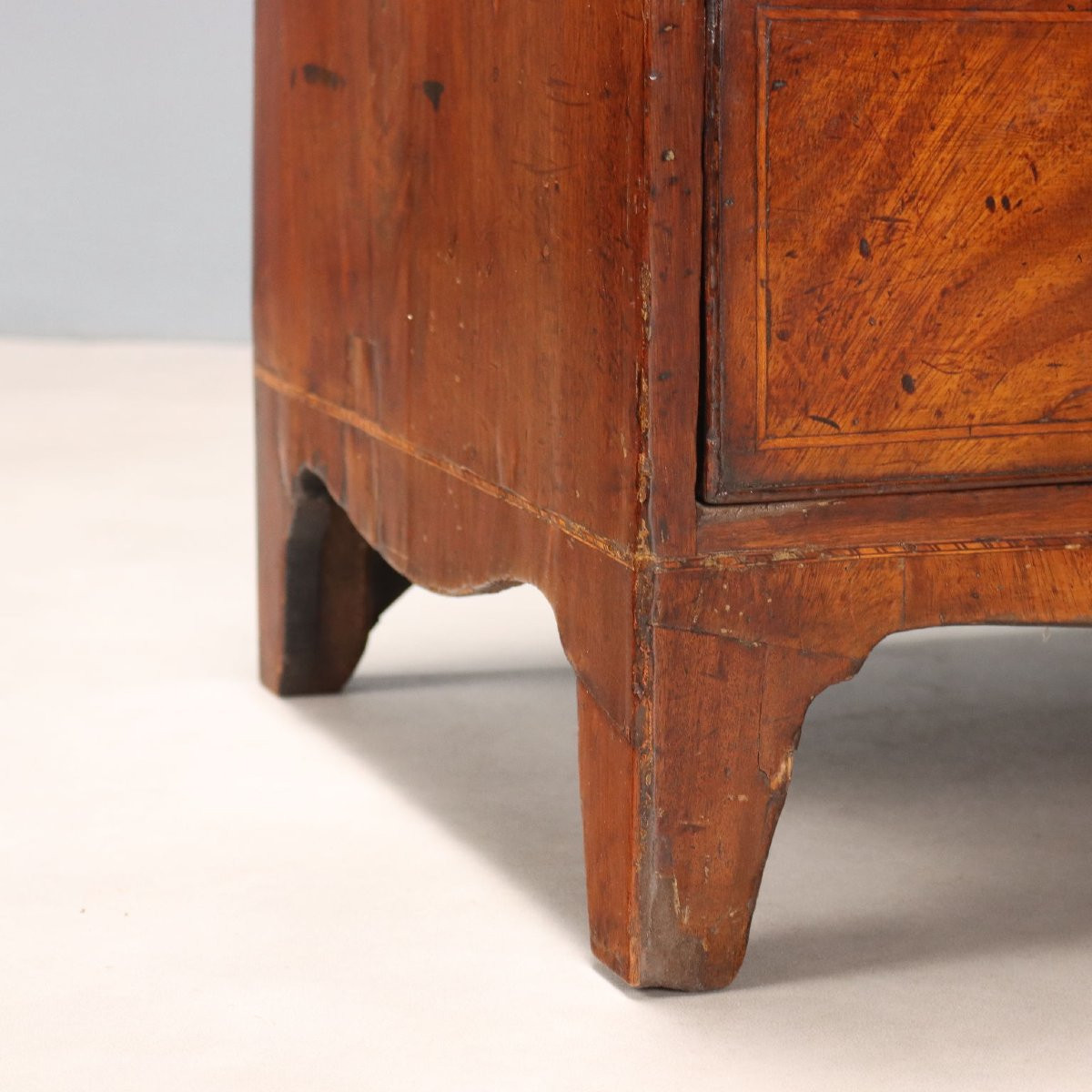 Ribalta in Noce con Filettature Inghilterra Fine XVIII Secolo-photo-6