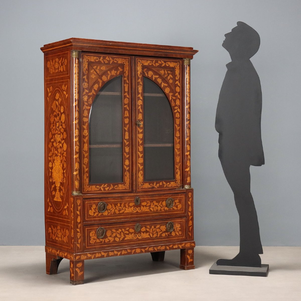 Libreria Olandese in Mogano Olanda, terzo quarto XIX Secolo-photo-2