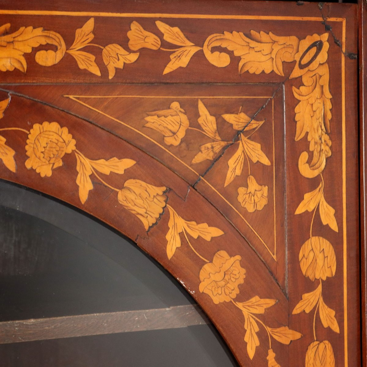 Libreria Olandese in Mogano Olanda, terzo quarto XIX Secolo-photo-1