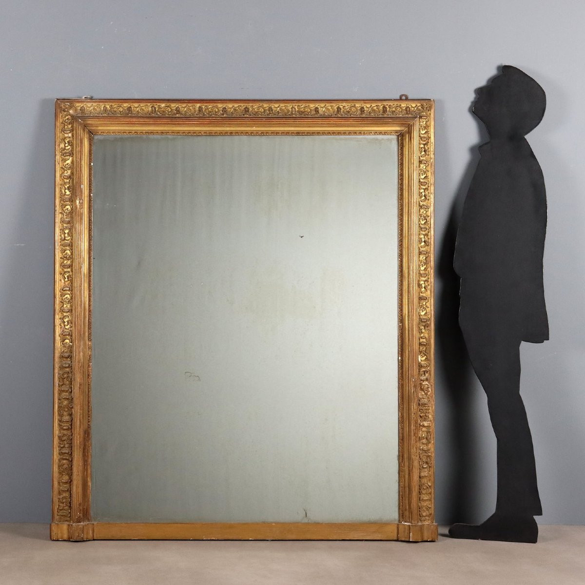 Specchiera in Legno e Pastiglia Intagliati e Dorati Italia Fine XIX Secolo-photo-2