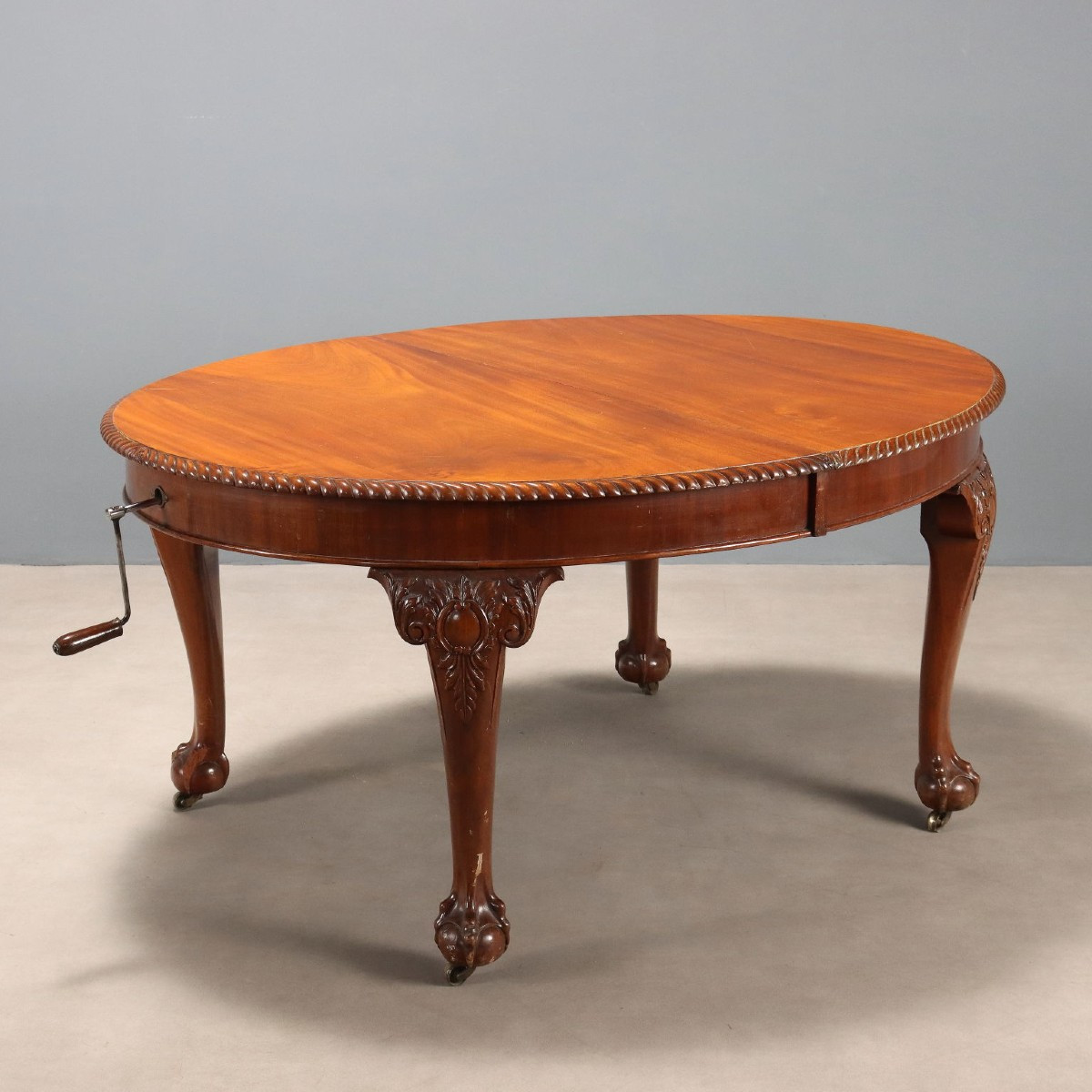 Tavolo in Mogano Allungabile Inghilterra Metà XIX Secolo