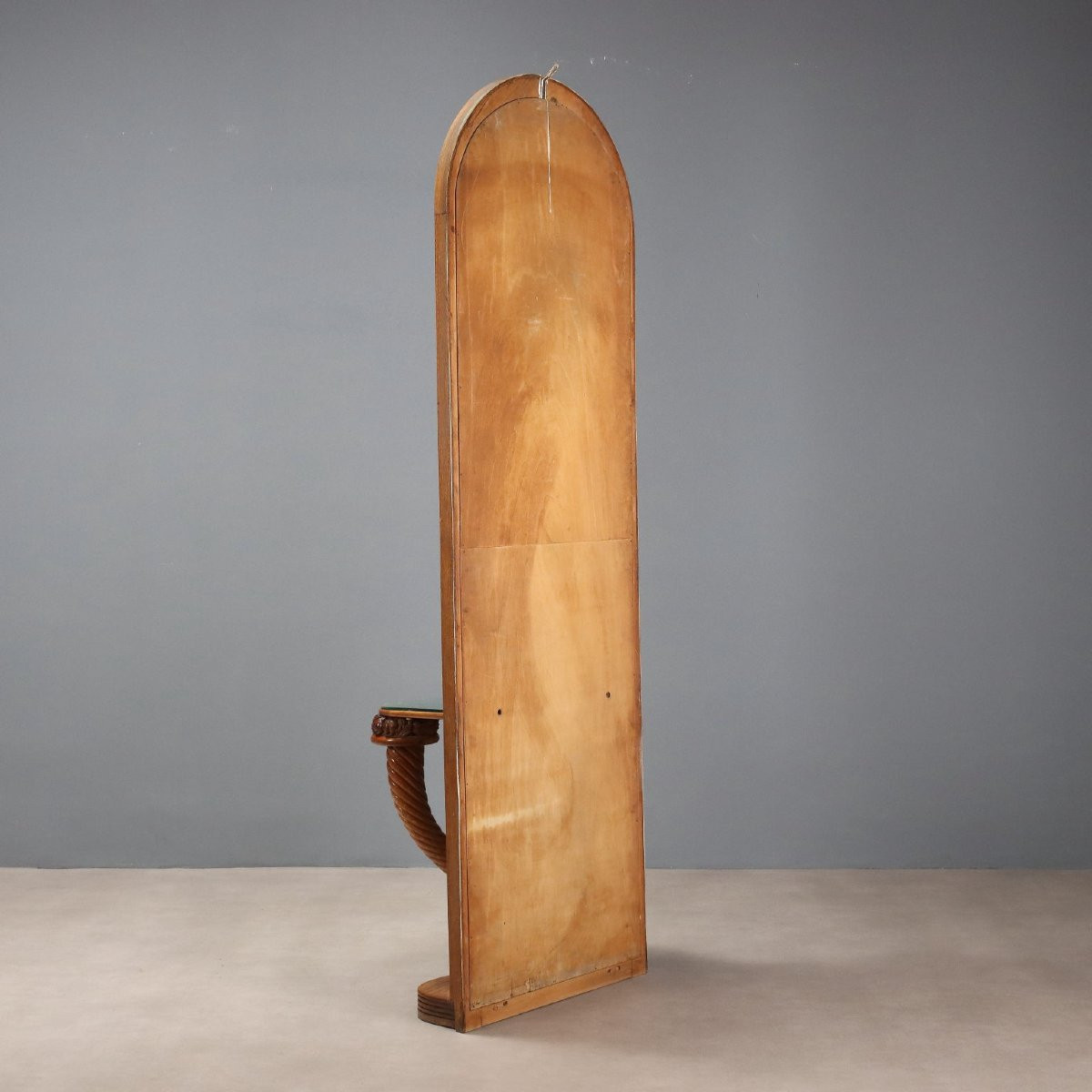 Consolle in Rovere con Specchio Italia Prima Metà XX Secolo-photo-5