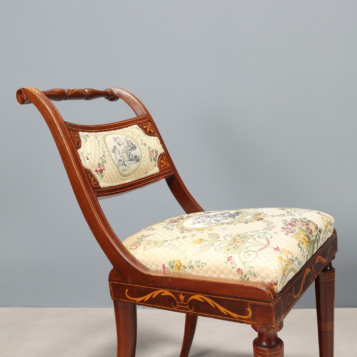 Gruppo di Quattro Sedie Vittoriane Inghilterra, inizio XIX Secolo-photo-4