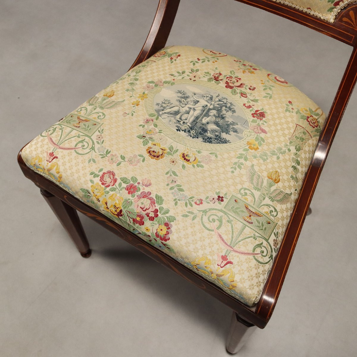 Gruppo di Quattro Sedie Vittoriane Inghilterra, inizio XIX Secolo-photo-4
