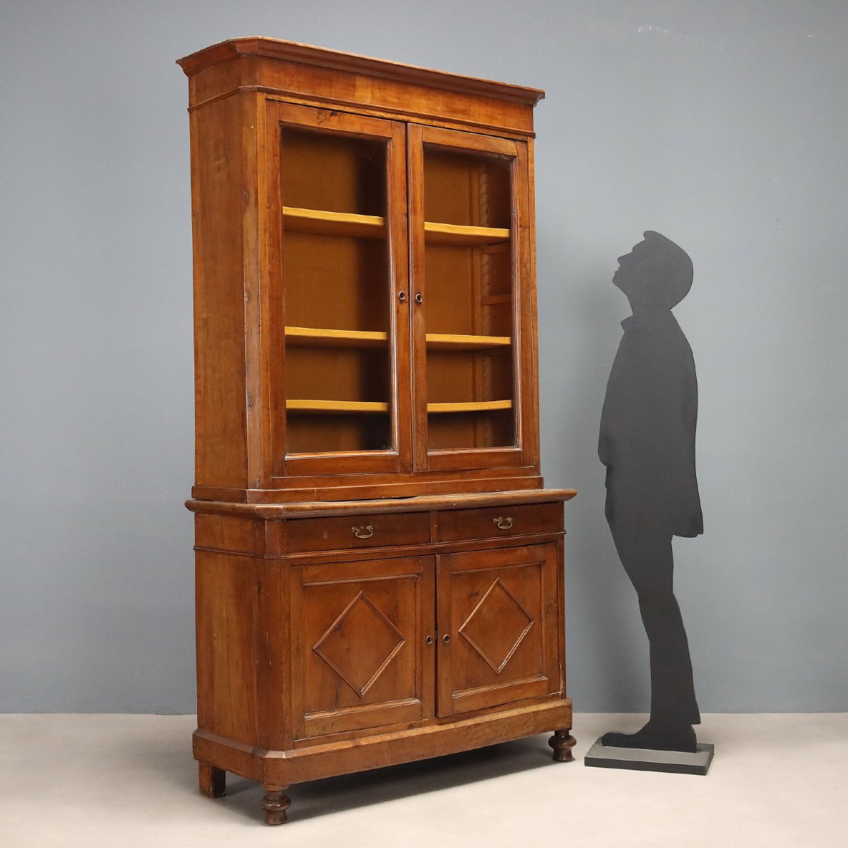 Credenza in Noce Italia Seconda Metà XIX Secolo-photo-2