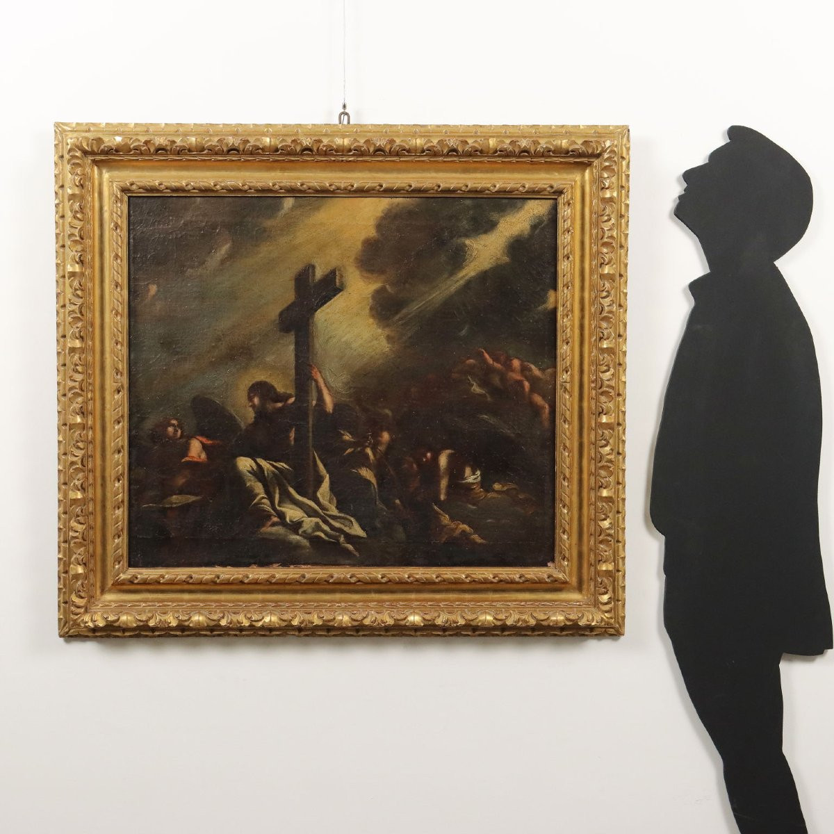 Dipinto Cristo Redentore ed Angeli-photo-2