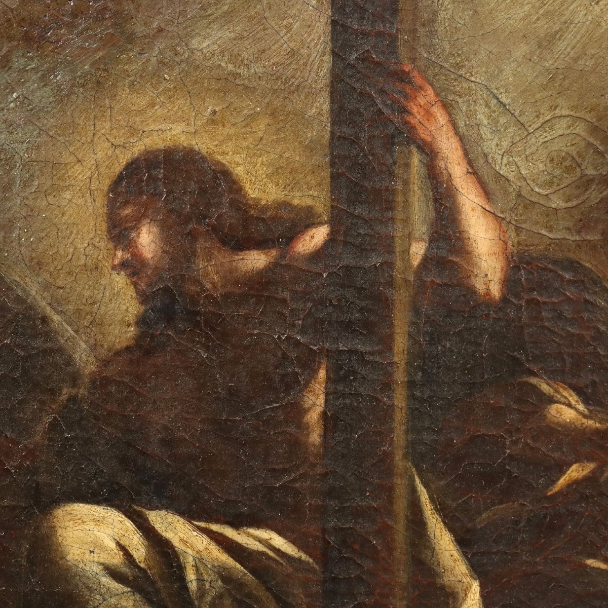 Dipinto Cristo Redentore ed Angeli-photo-4